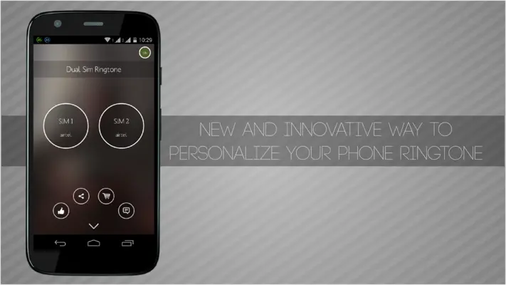 Dual Sim Ringtone android App screenshot 1